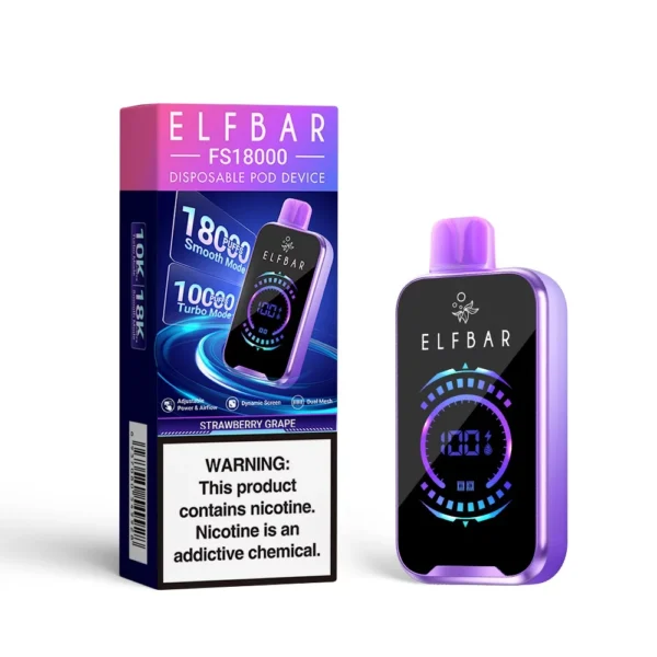 Elfbar FS18k (18 000 Puffs) Strawberry Grape
